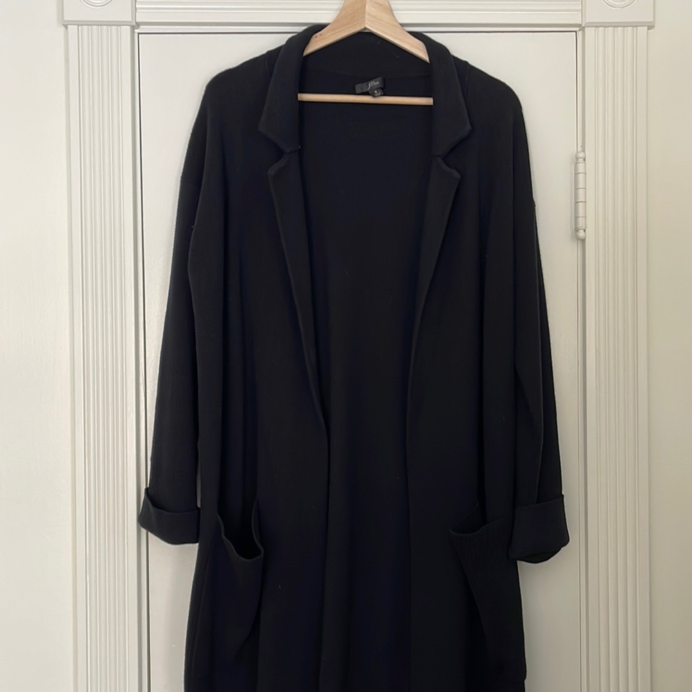 Long sweater cardigan